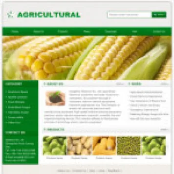 编号8105 农业公司网站(英文)